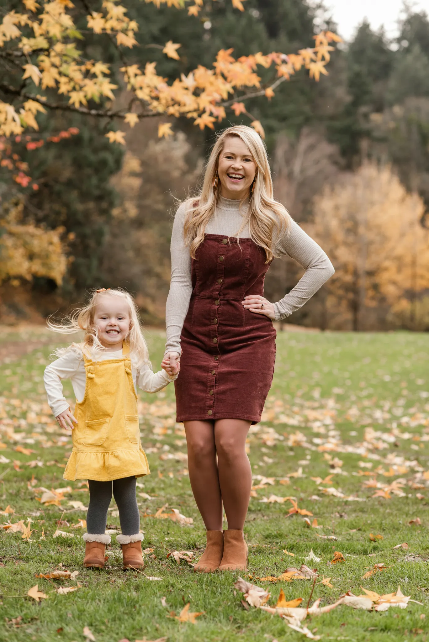 My wife and daughter.