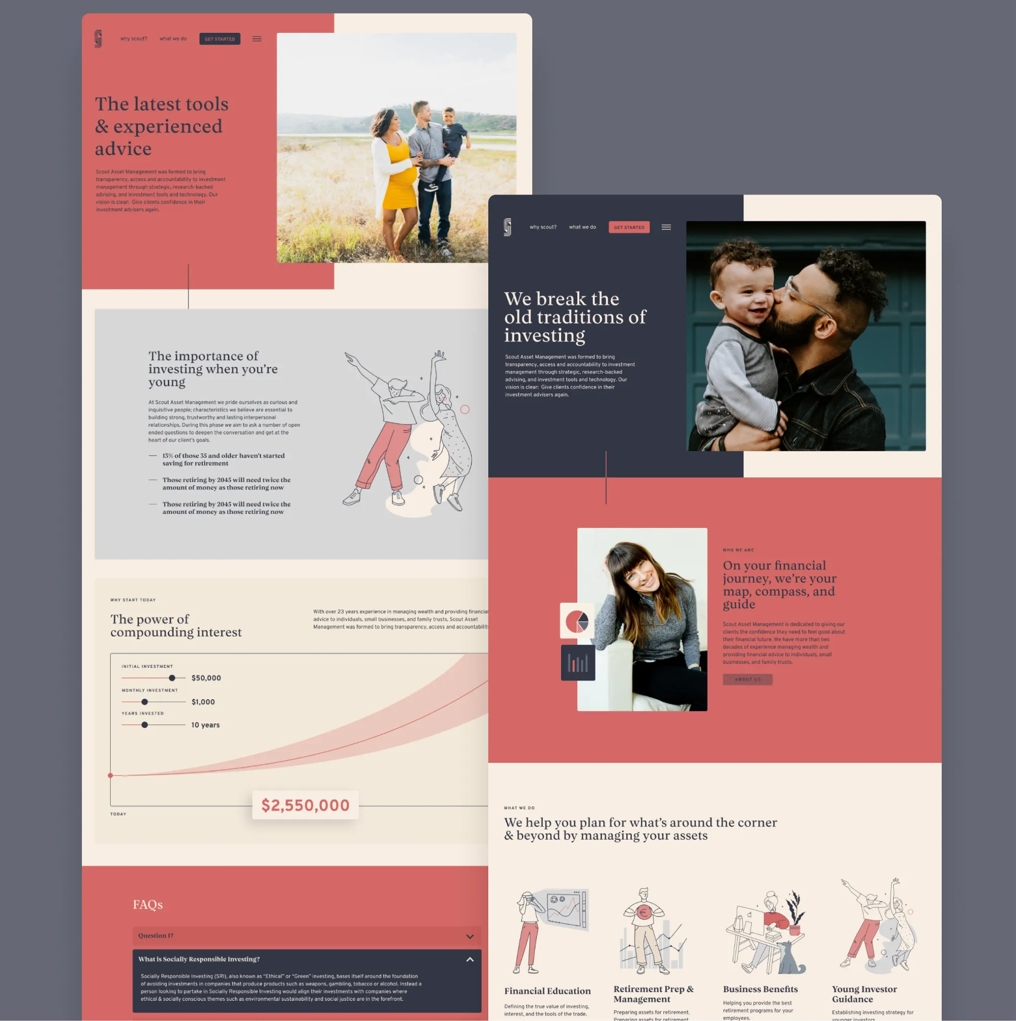 Scout websites tall